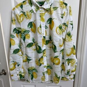 Talbots Luscious Lemon Shirt